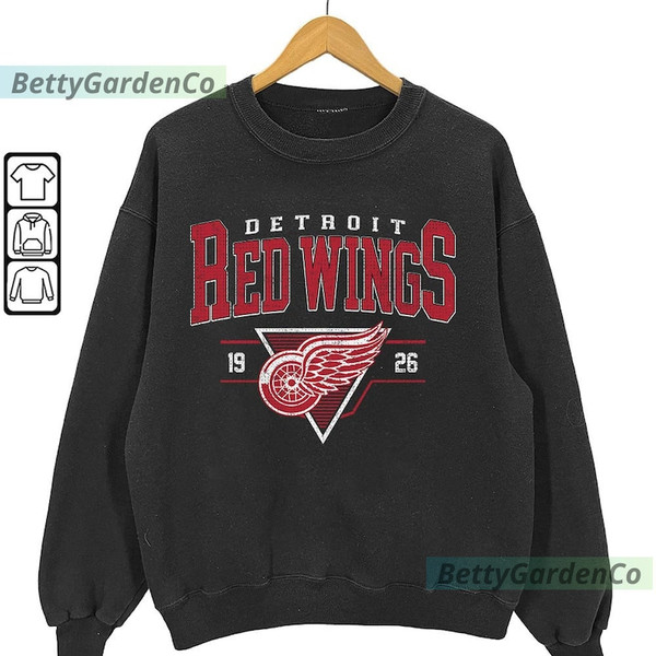 Vintage 90s Detroit Red Wings Shirt, Crewneck Detroit Red Wings Sweatshirt, Jersey Hockey Gift For Christmas 3110 LTRP.jpg