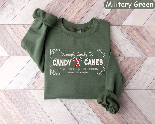 Retro Christmas Sweatshirt, Kringle Candy Co Shirt, Christmas Crewneck Sweatshirt, Candy Cane Shirt, Christmas Candy Sweatshirt, Xmas Tee.jpg