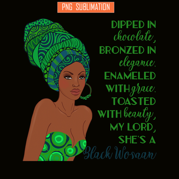 Black Girls Magic PNG, African Queen PNG, Chocolate PNG - Inspire Uplift