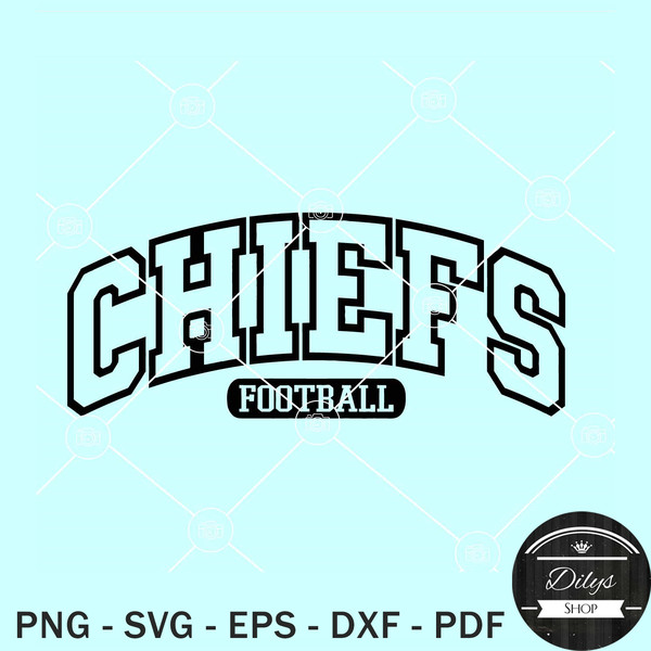 Chiefs football varsity font SVG, Kansas City Chiefs SVG, Kansas City Football SVG.jpg