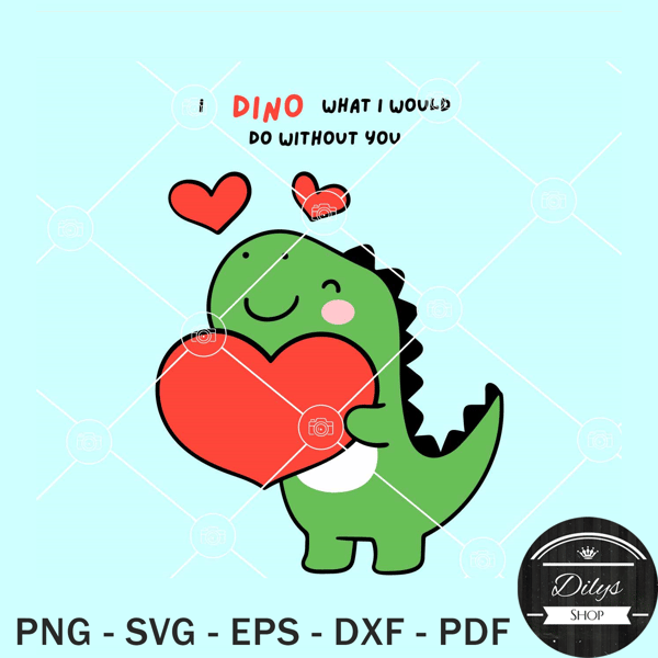 Dinosaur with heart SVG, Dinosaur Valentine SVG, Dinosaur love SVG.jpg
