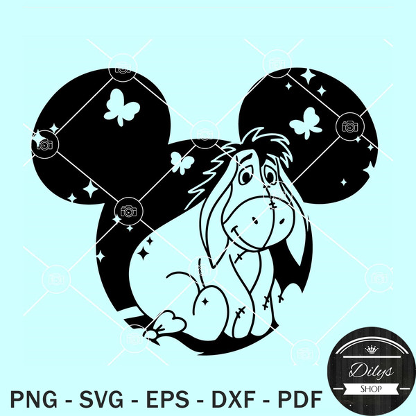 Eeyore Mickey ears SVG, Disney Eeyore Mickey SVG, Eeyore X Mickey Mouse SVG, Disney donkey SVG.jpg