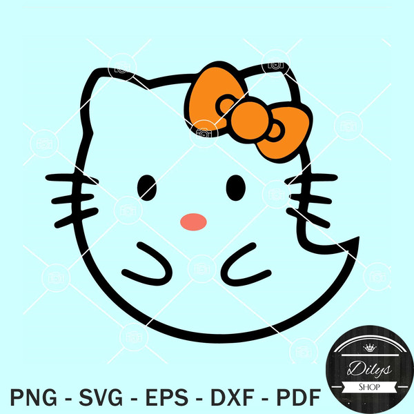 Hello Kitty ghost SVG, Hello Kitty Halloween ghost SVG, Hello Kitty Halloween SVG.jpg