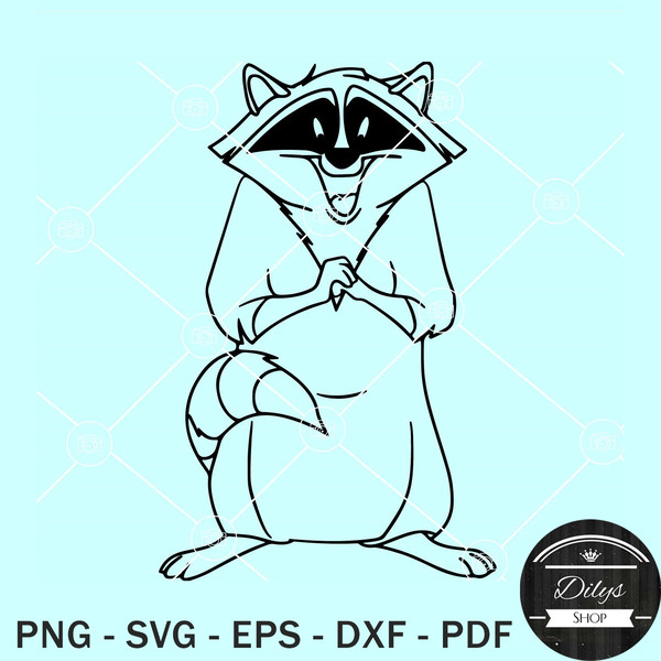 Meeko the raccoon SVG, Meeko Vector Svg, Princess Pocahontas SVG, Princess Svg.jpg