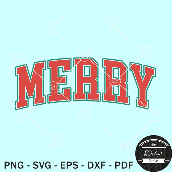 Merry SVG, Christmas svg, Holiday svg, Merry Christmas Svg, Christmas Clipart SVG.jpg