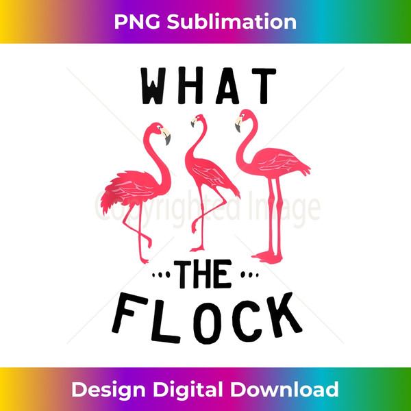 PJ-20231123-4889_What The Flock Funny Pink Flamingo Beach Puns Gift Tank Top 1198.jpg