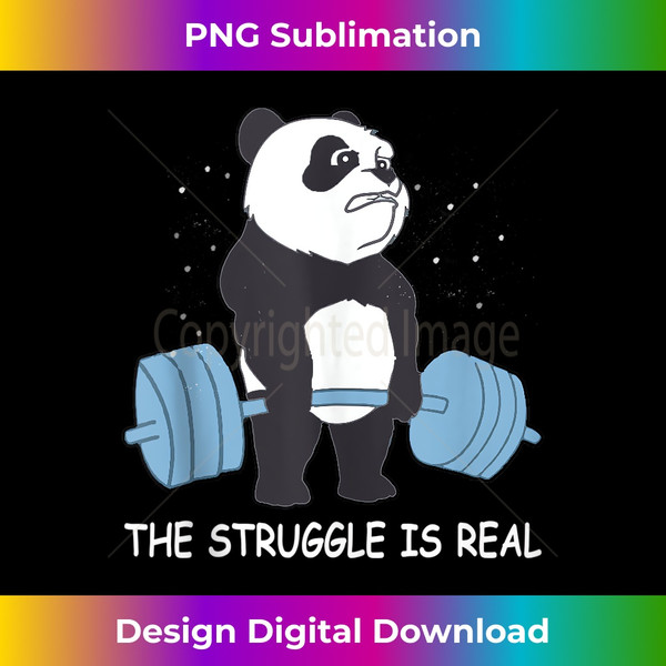 PD-20231124-6456_Panda The Struggle is Real Bear Deadlift Funny Gym Tank Top 3521.jpg