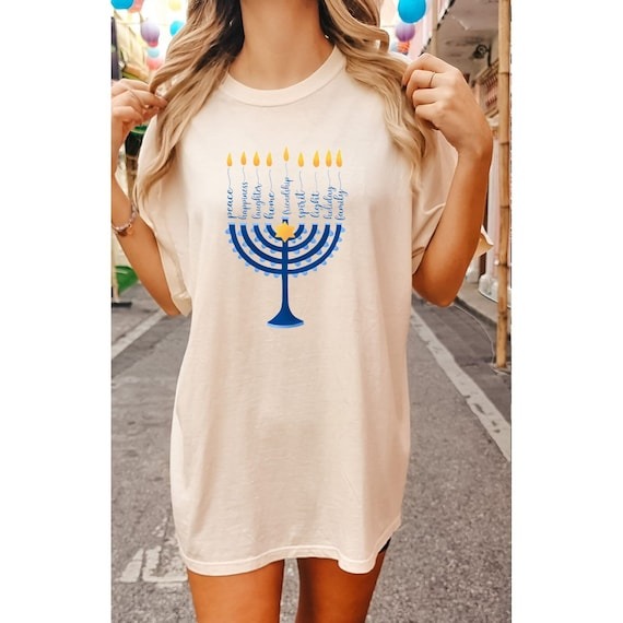 Jewish Hanukkah Holiday Shirt, Hanukkah Family Matching Shirt, Israel Group Hanukkah Gift Shirt, Jewish Hanukkah Shirt,Comfort Colors Shirt.jpg
