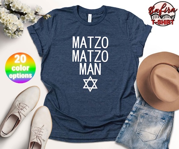 Matzo Matzo Man T-Shirt, Funny Hanukkah Shirt, Jewish Pride Tee, Happy Hanukkah T-Shirt, Jewish Gifts For Men, Funny Chanukah Shirt.jpg