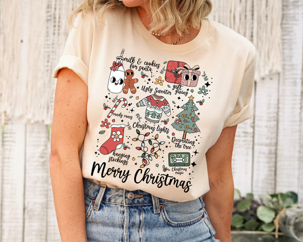 Merry Christmas Shirt, Retro Christmas Santa Claus Shirt, Christmas Things Sweatshirt, Christmas Vibes Shirt, Christmas Season Gifts.jpg