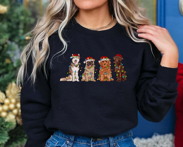 Merry Christmas Sweatshirt and Hoodie, Christmas Crewneck, Womens Christmas Sweatshirt, Christmas Tree Sweatshirt, Womens Christmas 2.jpg