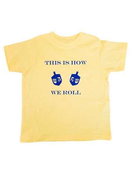 This is How We Roll - Hanukkah Kids - Hanukkah Child Tee - Hanukkah Gift - Toddler Shirt - Toddler Shirts - Hanukkah Shirts - Dreidel Shirt.jpg