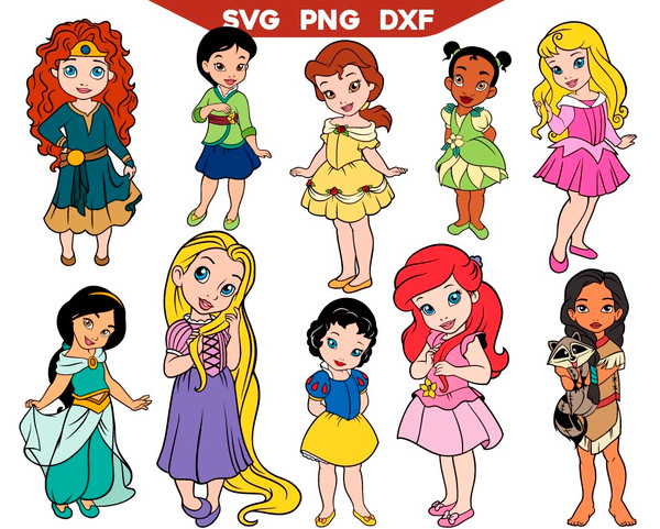 Disney Teen Princess Svg Bundle.jpg