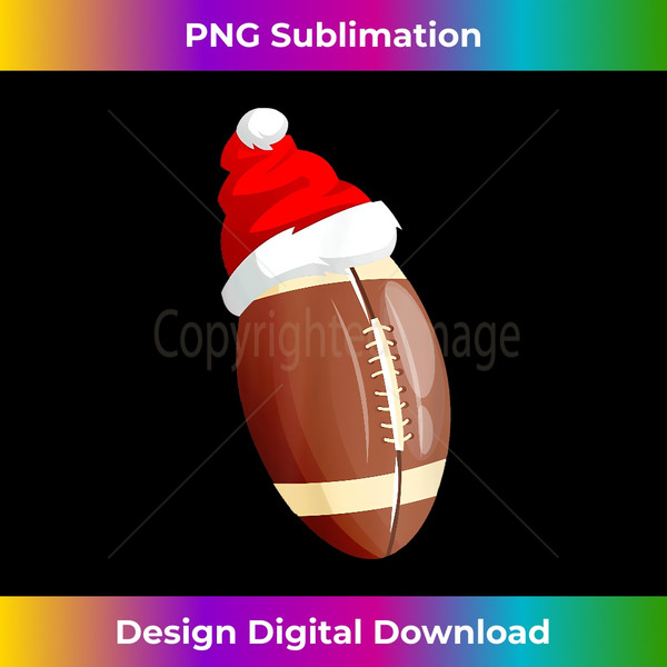 LI-20231125-3265_Christmas Football Ball Santa Hat Funny Sport Xmas Boys Men 0558.jpg