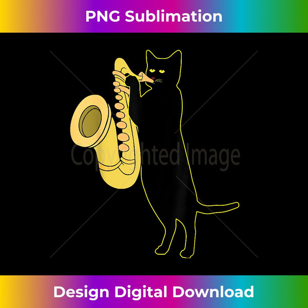 WF-20231125-2539_Cat Playing Saxophone  Cool Wind Instrument Sax Gift 0556.jpg