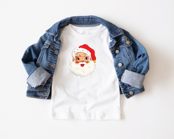 Christmas Santa Toddler Shirt, Santa Claus Baby Shirt, Cute Christmas Baby Bodysuit, Retro Santa Baby Gift, Shirt Boy.jpg
