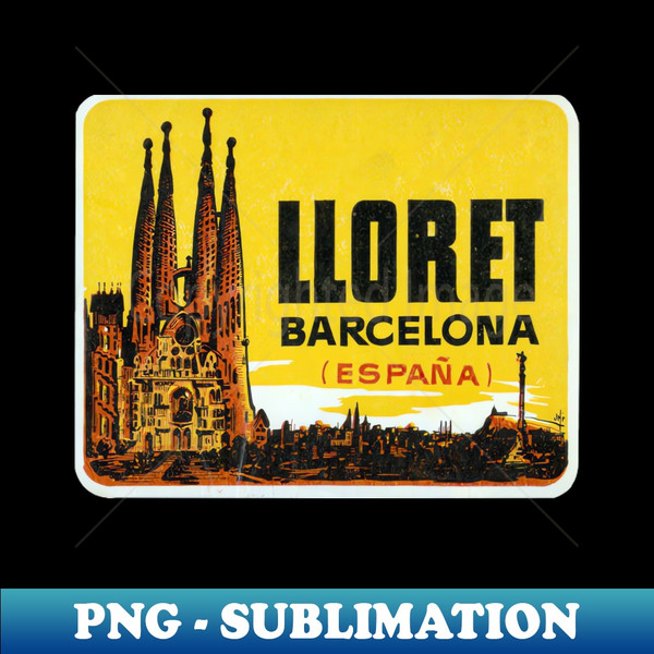 AB-32613_Lloret Barcelona Vintage Landscape Sagrada Familia Spain 2165.jpg