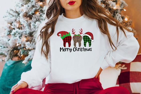 Christmas Teeth Shirt, Merry Christmas Shirt, Christmas Buffalo Plaid Shirt, Christmas Shirt, Christmas Dentist Shirt, Gift For Christmas.jpg