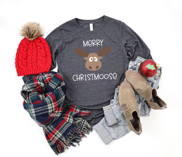 Merry Christmoose Shirt, Moose Shirt, Merry Christmas, Funny Christmas Shirt, Christmas Shirt, Christmas Family Shirt, Gift For Christmas.jpg