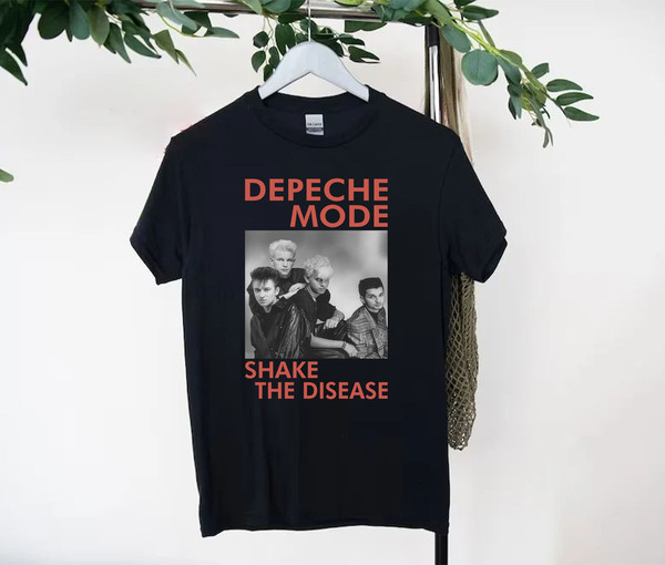 DEPECHE MODE Shake The Disease Black Unisex T-Shirt.jpg