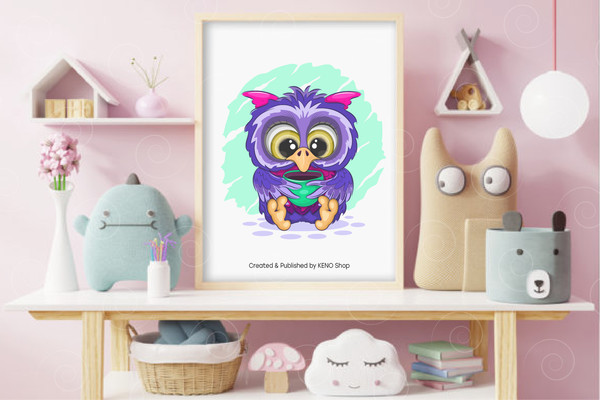 Cartoon owl with a cup_preview_03_1.jpg