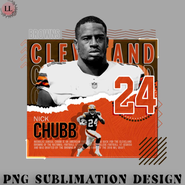 BA0707230821495-Football PNG Nick Chubb Football Paper Poster Browns.jpg