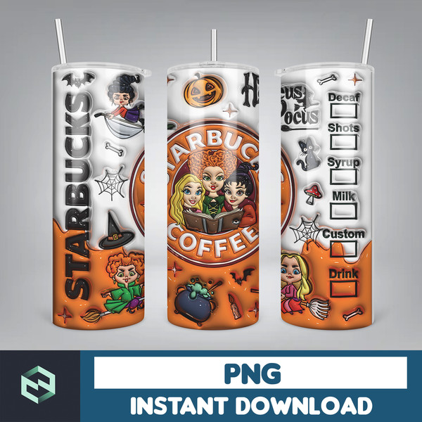 3D Design Tumbler Inflated Sublimation Tumbler Design Download PNG, 20 Oz Digital Tumbler Wrap PNG (50).jpg