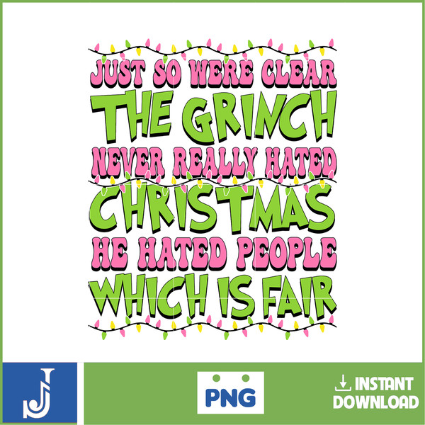 Pink Christmas Grinch Png, My Day Design Png, Bougie Christmas Png, Christmas Movie Png, That It I'm Not Going Png (10).jpg