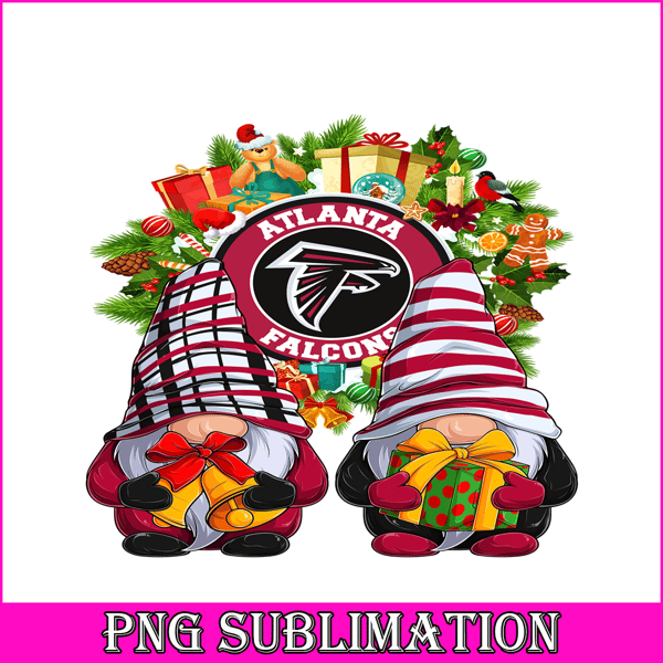 NFL241123108-Gnome Atlanta Falcons PNG, Christmas NFL Team PNG, National Football League PNG.png