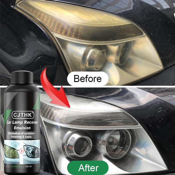 10/30ML Car Headlight Polishing Tools Kit Car Lens Headlamp Restorer Liquid  Polish Cleaning Kit