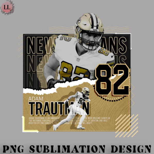 FB0707230810353-Football PNG Adam Trautman Football Paper Poster Saints.jpg