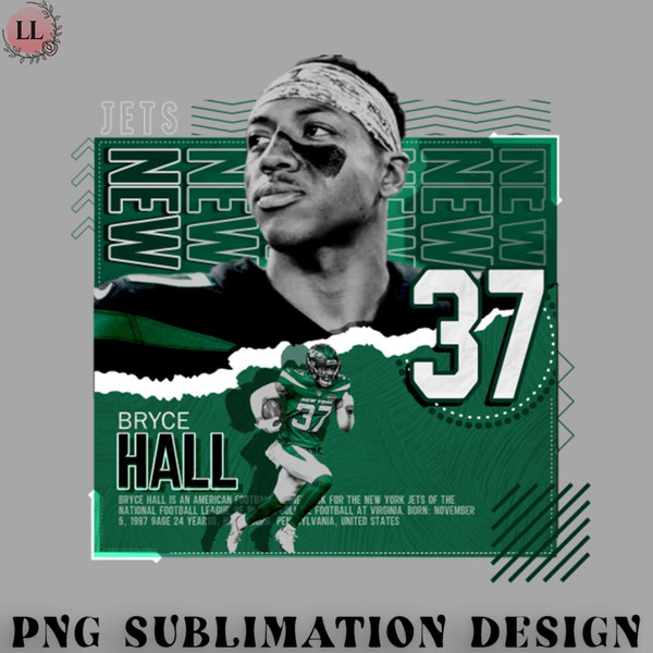 FL0707230812456-Football PNG Bryce Hall Football Paper Poster Jets.jpg