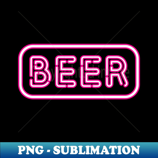 XM-6084_BEER Pink Neon Bar Sign 4375.jpg