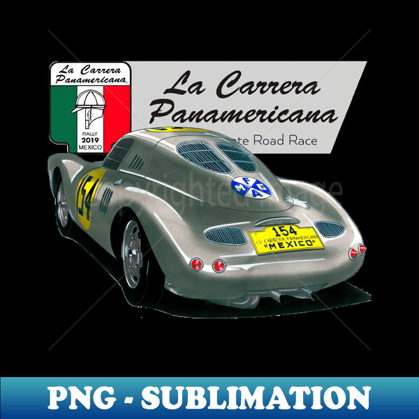 EI-31088_Outstanding adorable exclusive hand drawing famous Legendary germany sportcar Porsche 550-001 Coupe Carerra Panamericana Mexico 2563.jpg