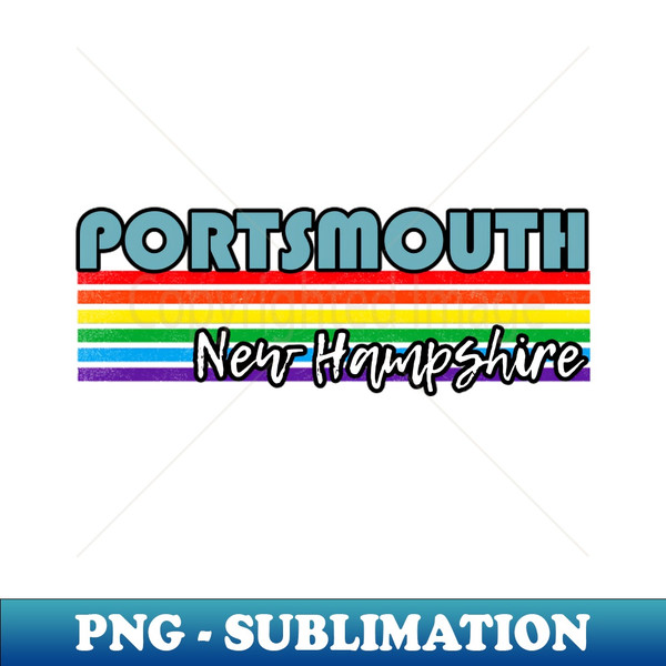 YK-17793_Portsmouth New Hampshire Pride Shirt Portsmouth LGBT Gift LGBTQ Supporter Tee Pride Month Rainbow Pride Parade 1191.jpg