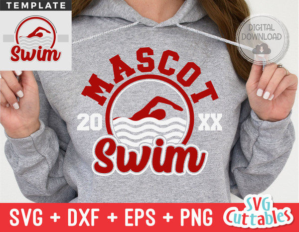 Swimming svg - Swim Cut File - Swim Template 009 - svg - eps - dxf - png - Silhouette - Cricut Cut File - Digital Download.jpg