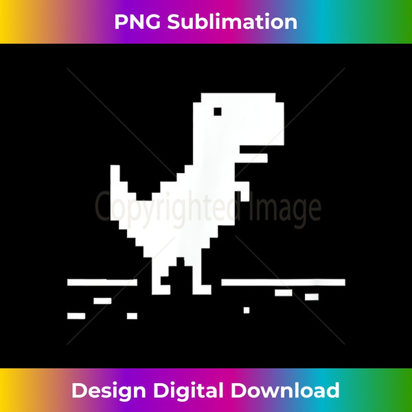 TA-20231127-8551_T-Rex Geek Dinosaur Pixel Art No Internet Connection 1244.jpg