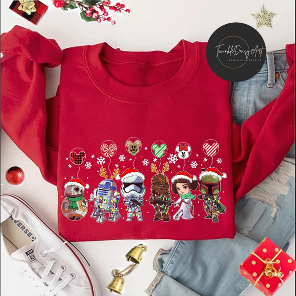 Star Wars Christmas Shirt, Disney Christmas Tee, Xmas Disney Group Shirt, Christmas party 2023 shirt, Disneyland Christmas Party shirt.jpg