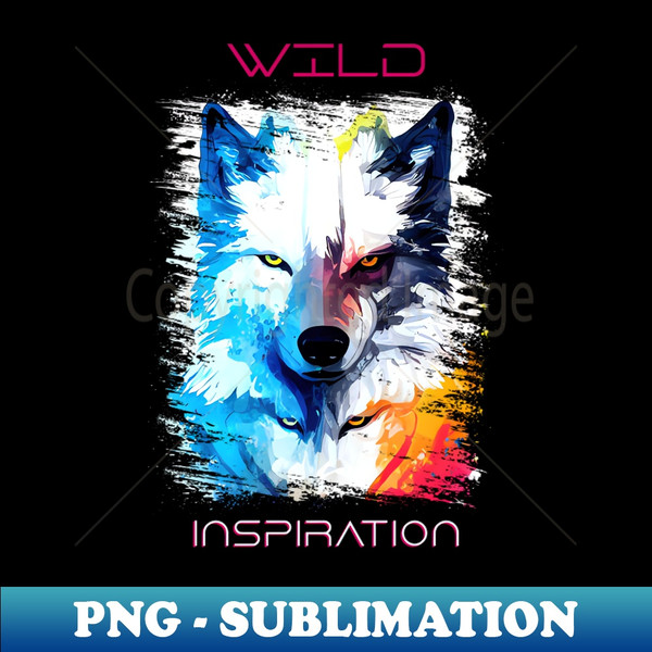 NR-58236_Wolf Wild Nature Animal Colors Art Painting 7972.jpg