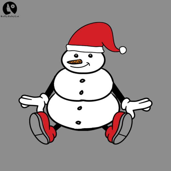 KL16112396-Cute snowman PNG, Funny Christmas PNG.jpg