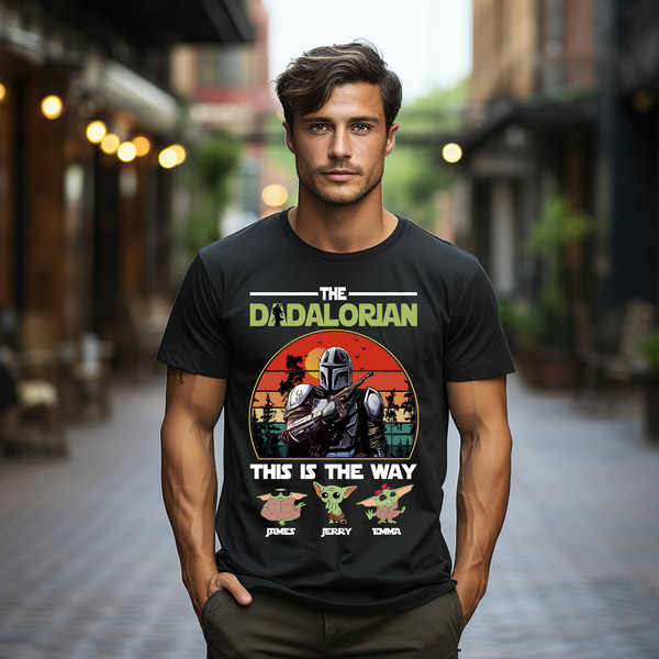 Dadalorian And Son Shirt, Disney Star Wars Dad Shirt, Dad and Baby Matching Shirts, New Dad Shirt, Father's Day Shirt, Daddy and Me Shirt.jpg