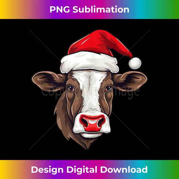 SN-20231127-1467_Cow Animal Christmas Portrait Tank Top 0424.jpg