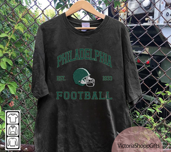 Philadelphia Eagles Vintage Football Sweatshirt, T-Shirt ,Unisex Philadelphia Crewneck, Oversized Football Sweatshirt, Philadelphia Fan Gift.jpg