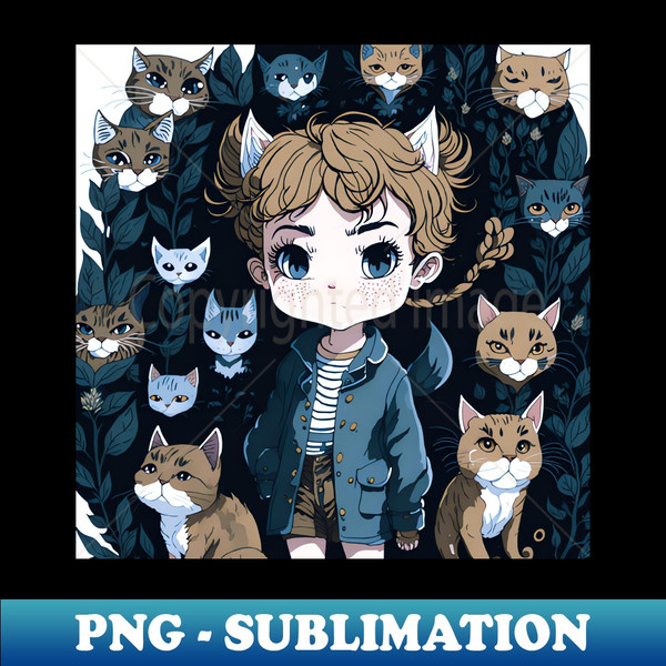 LF-6085_boy with cats aesthetic illustration sticker 8238.jpg