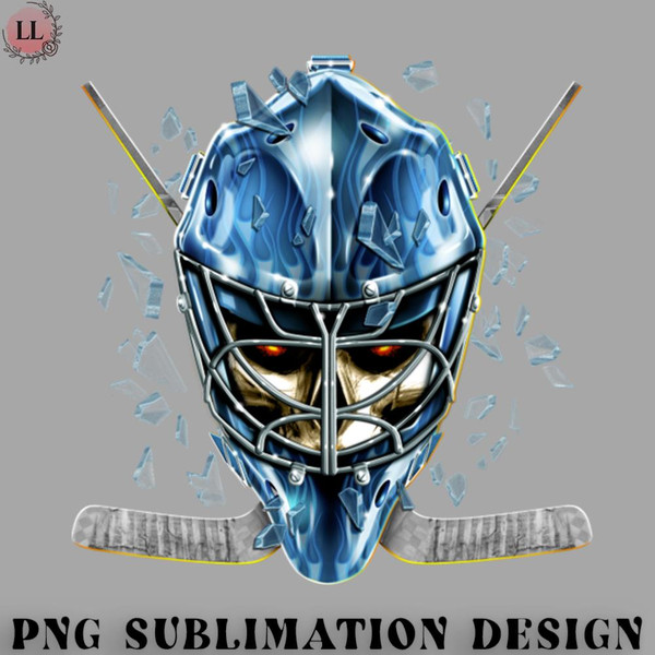 HK0707230950129-Hockey PNG Airbrushed Hockey mask with exploding ice with skull.jpg