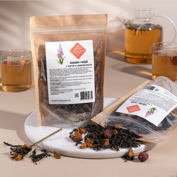 Ivan tea with chaga and rosehip, 50 gr..jpg