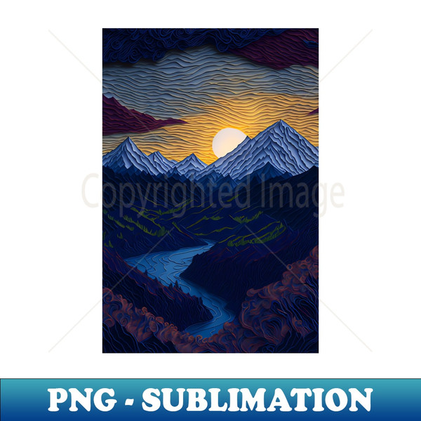 SJ-41736_sunset landscape paper art 4755.jpg