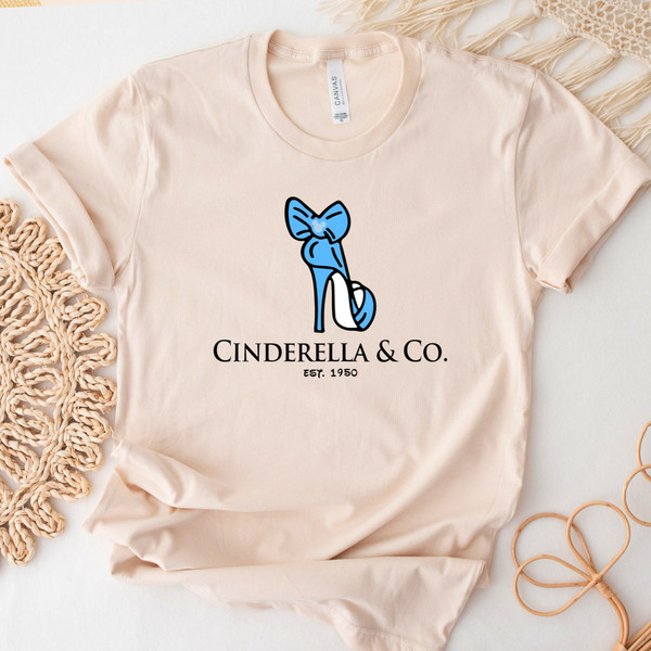 Cinderella Co Est 1950 T-Shirt, Disneyworld shirt, Girls in the Disney, Gift For Disney Vacation, Custom Tee, Family Trip To Disneyland 1.jpg