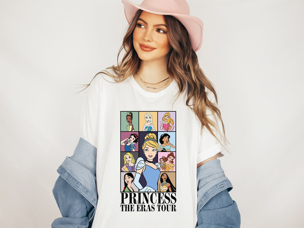Princess Eras Tour T-Shirt, Disneyland shirt, Disneyworld shirt, disney princess.jpg