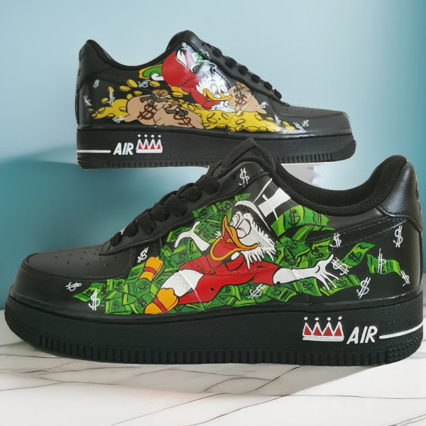 custom- sneakers- nike-air-force1- woman-black- shoes- hand painted- wearable- art  .jpg